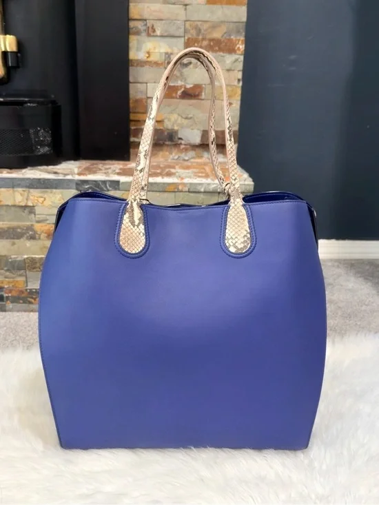 Christian Dior Python Vertical Addict Tote Bag - Picture 2 of 16